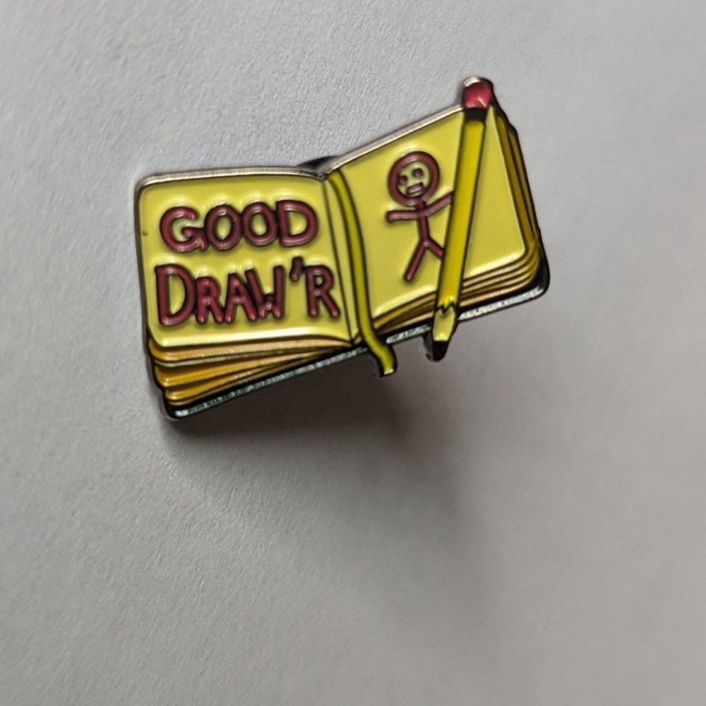 GOOD DRAW'R enamel pin